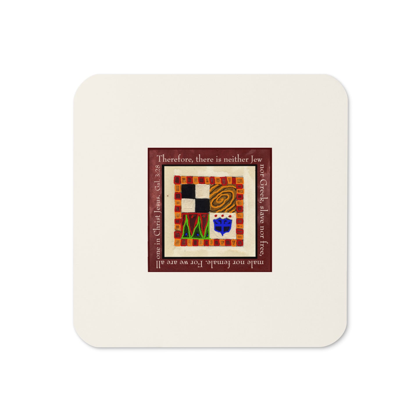 Vivid Orange - Unity in Christ Coaster