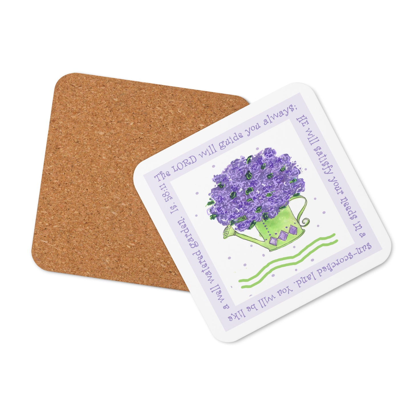 Deep Purple - Watering Can Coaster