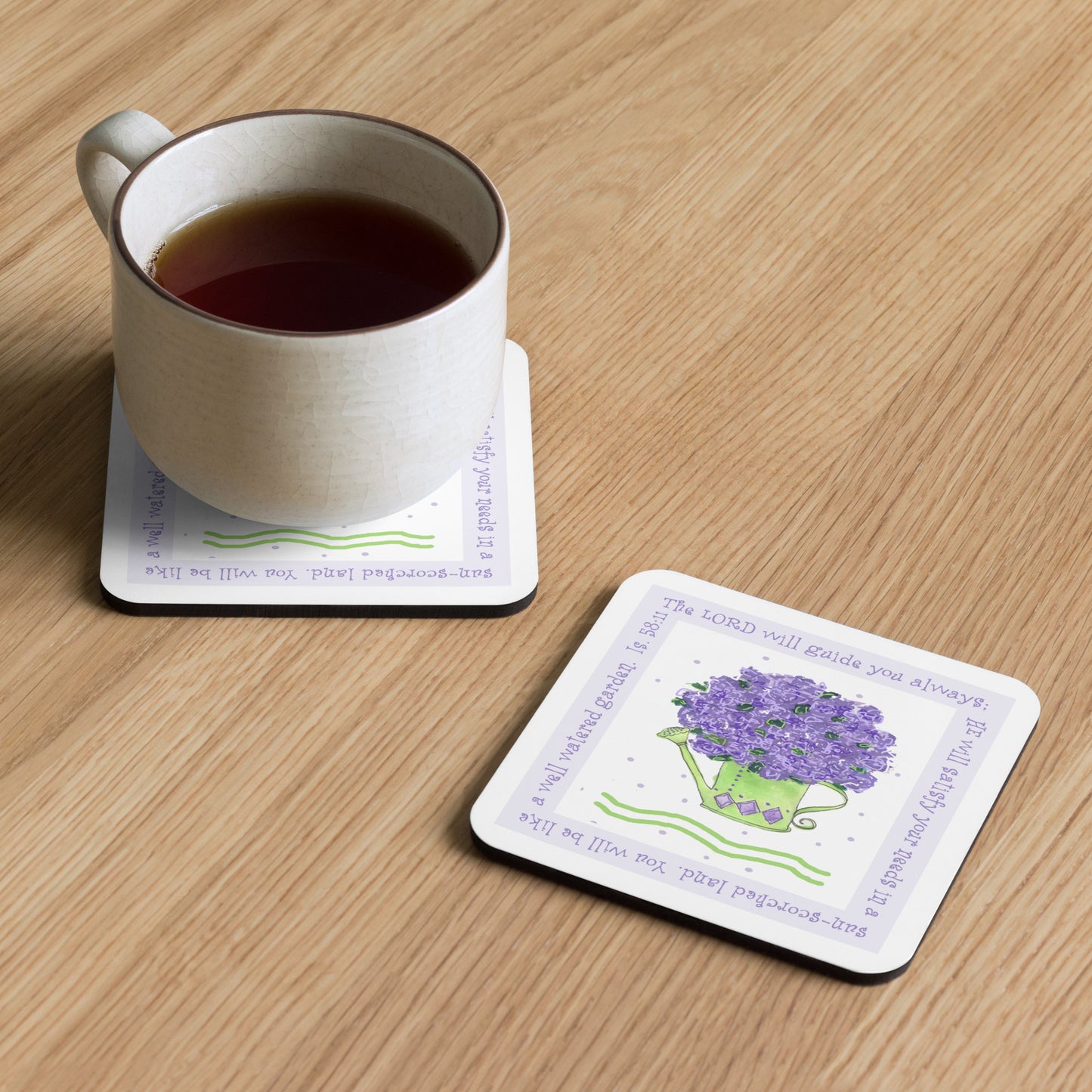 Deep Purple - Watering Can Coaster