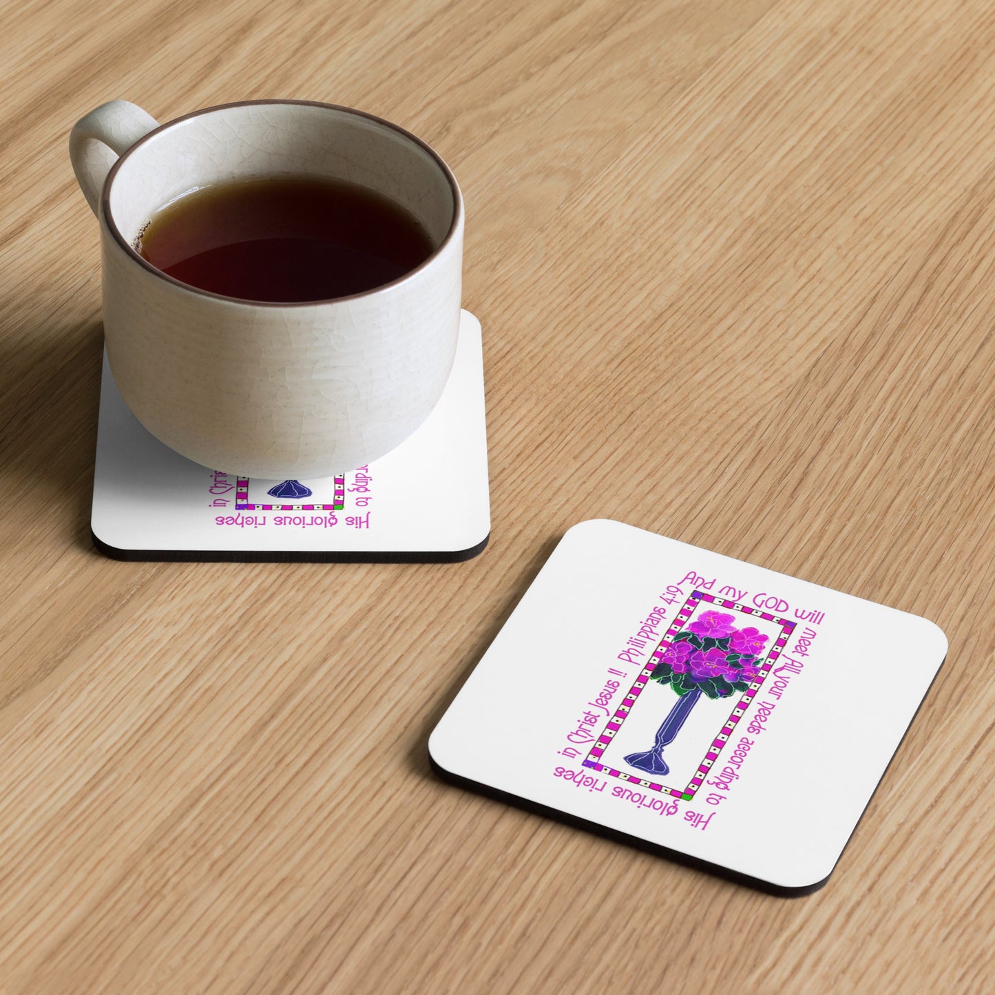 Bright Pink - Azalea Coaster