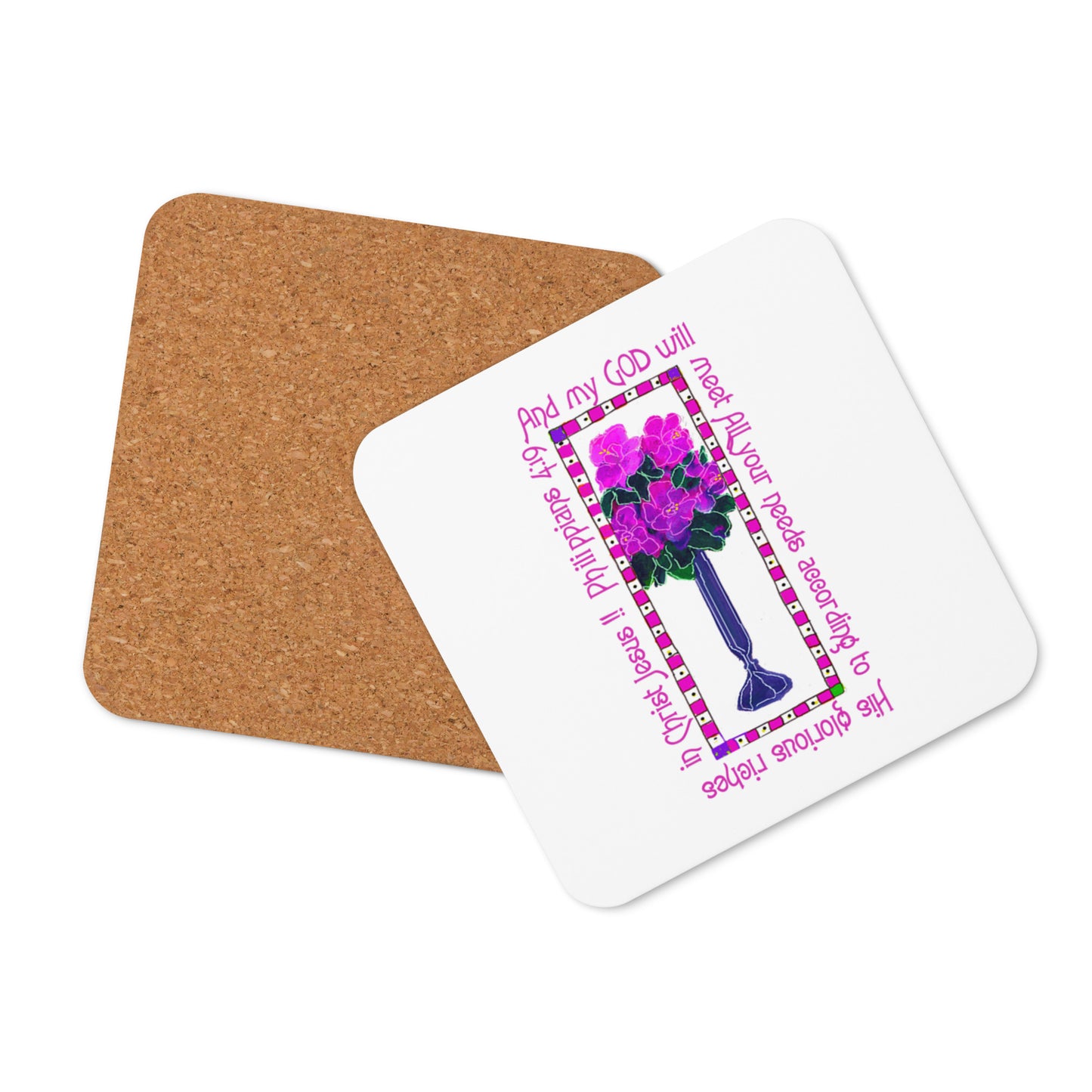 Bright Pink - Azalea Coaster