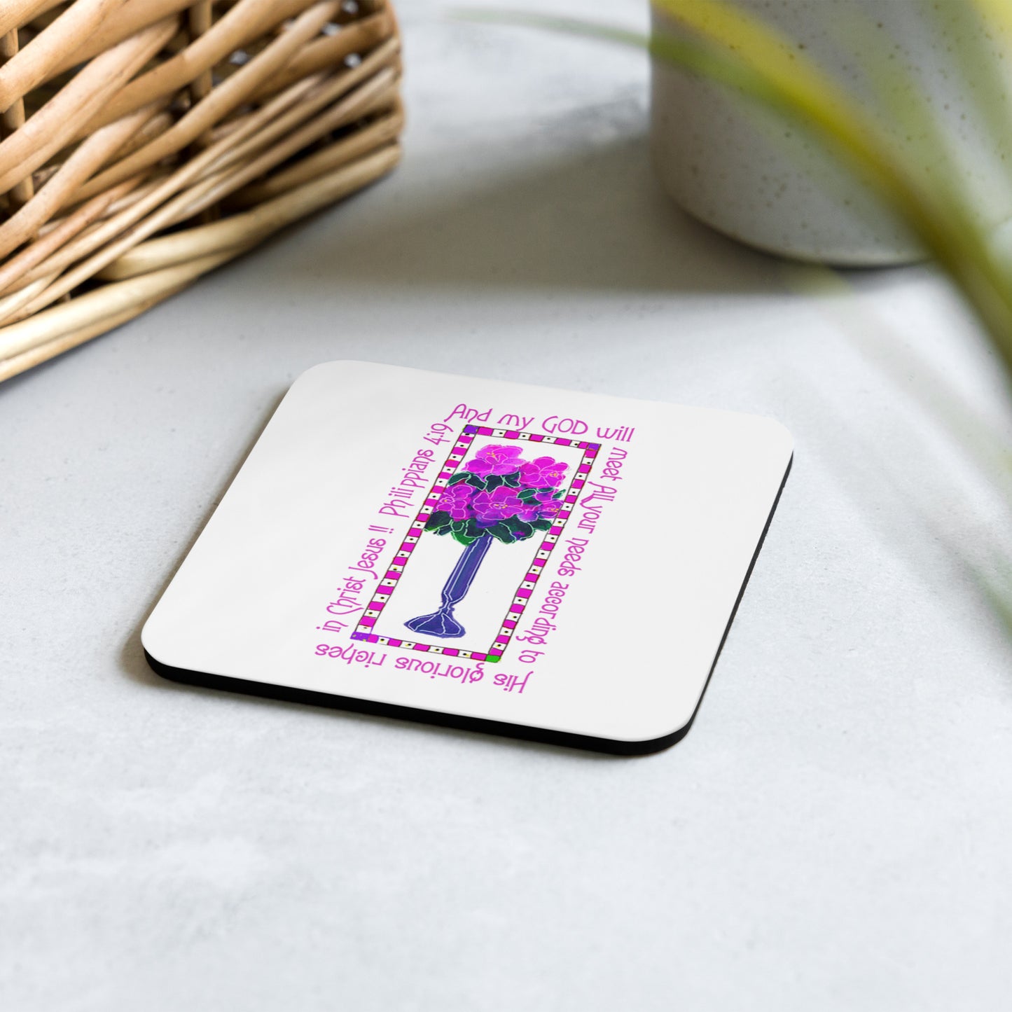 Bright Pink - Azalea Coaster