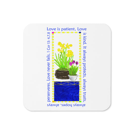 Daffodil Coaster with Scripture