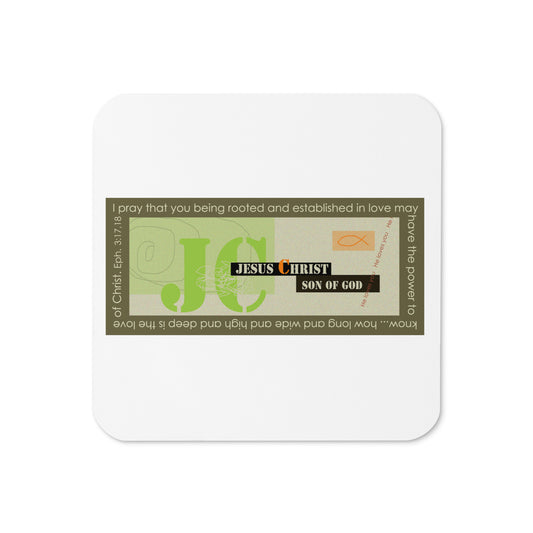 Lively Green - Modern Jesus Coaster