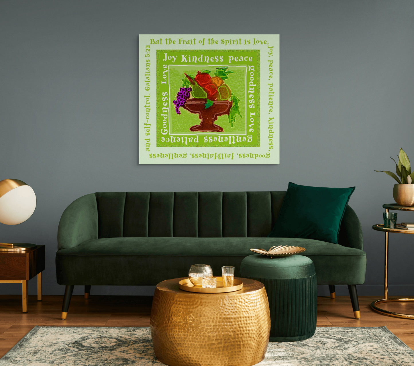 Lively Green - Fruit Canvas Print