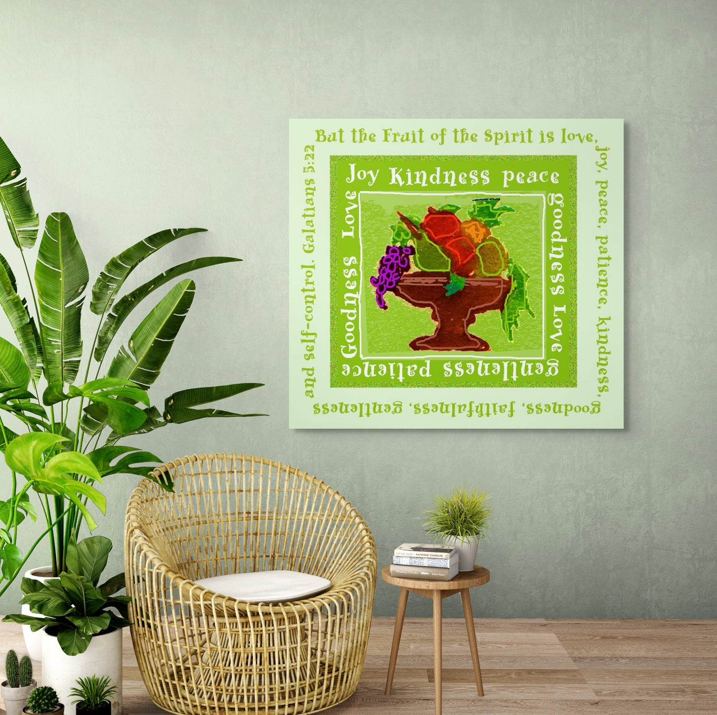 Lively Green - Fruit Canvas Print