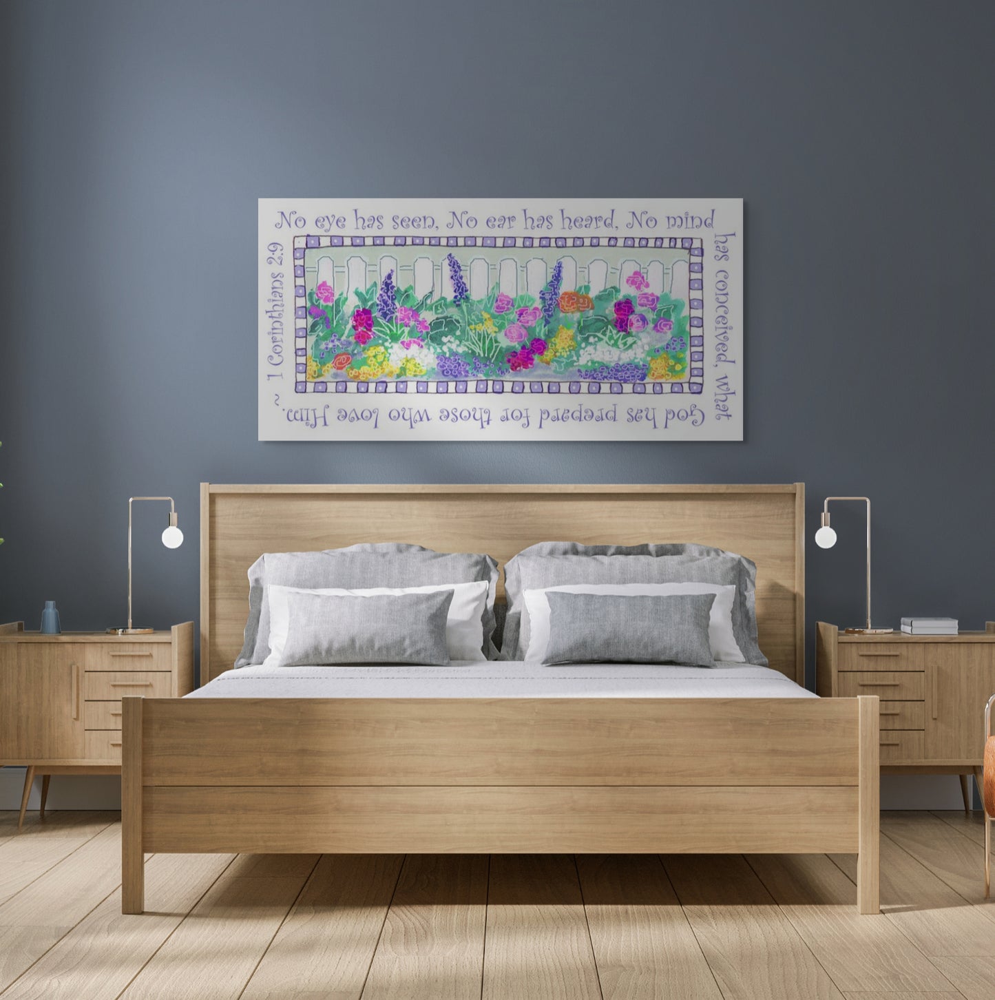 Deep Purple - Garden Canvas Print