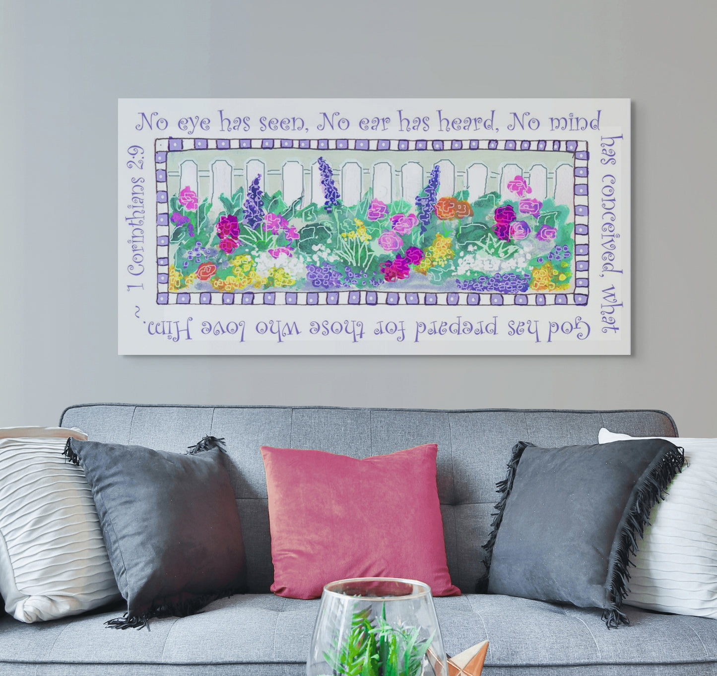 Deep Purple - Garden Canvas Print