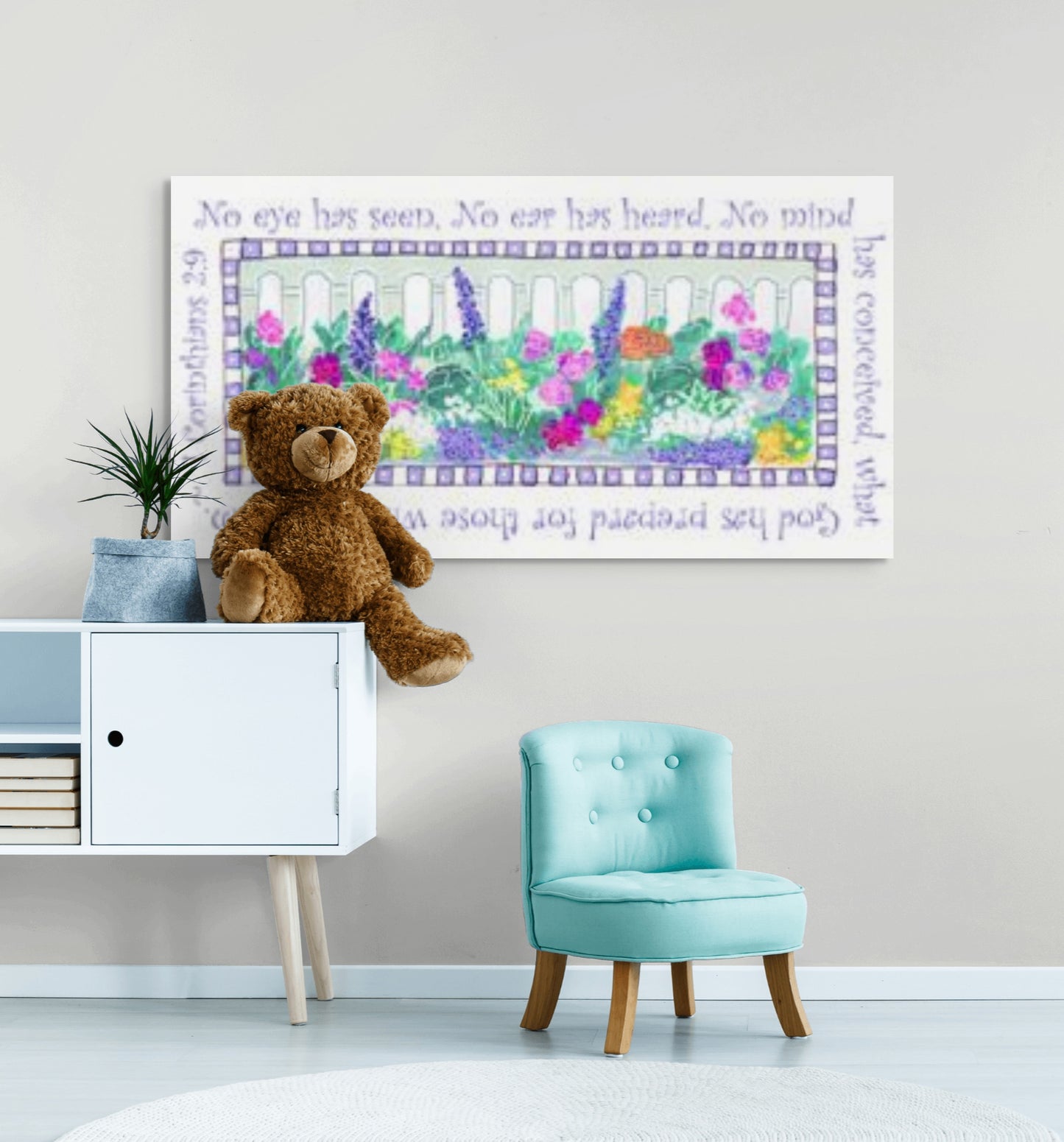 Deep Purple - Garden Canvas Print