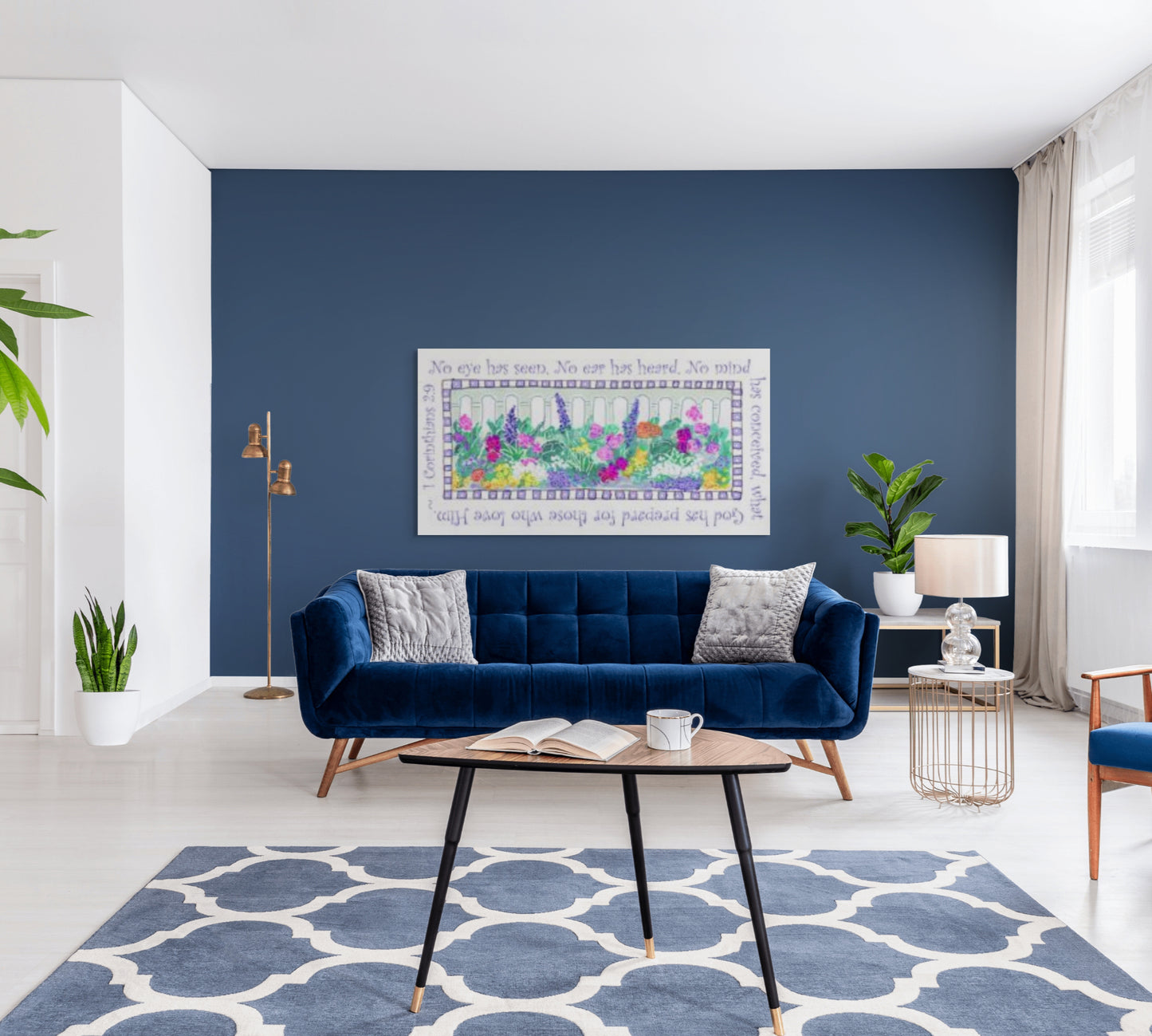 Deep Purple - Garden Canvas Print