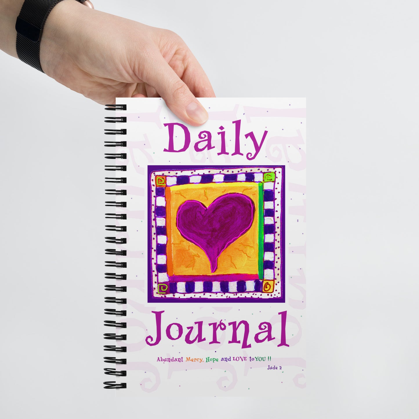 Bright Pink - Heart Journal