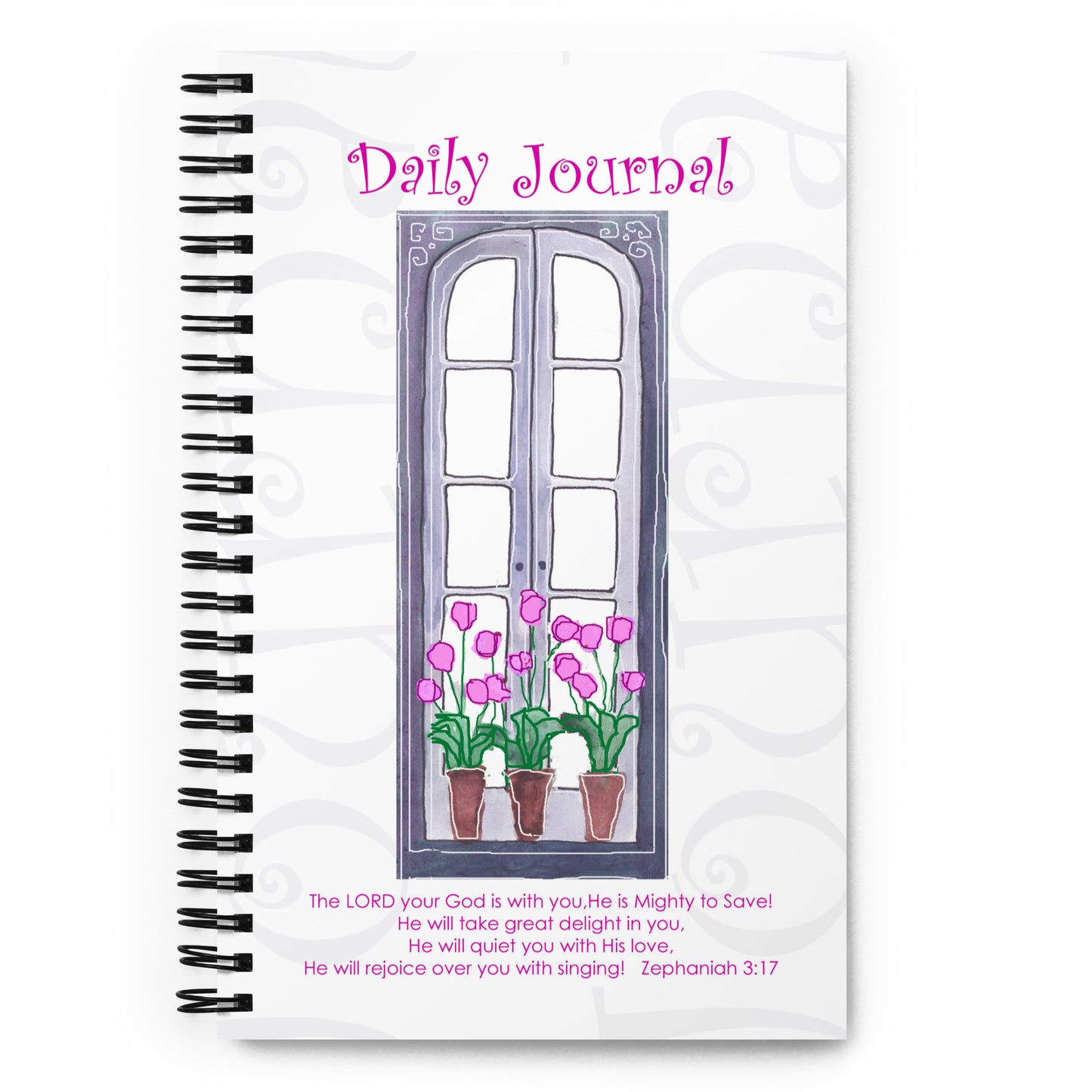 Bright Pink - Tulips in the Window Journal