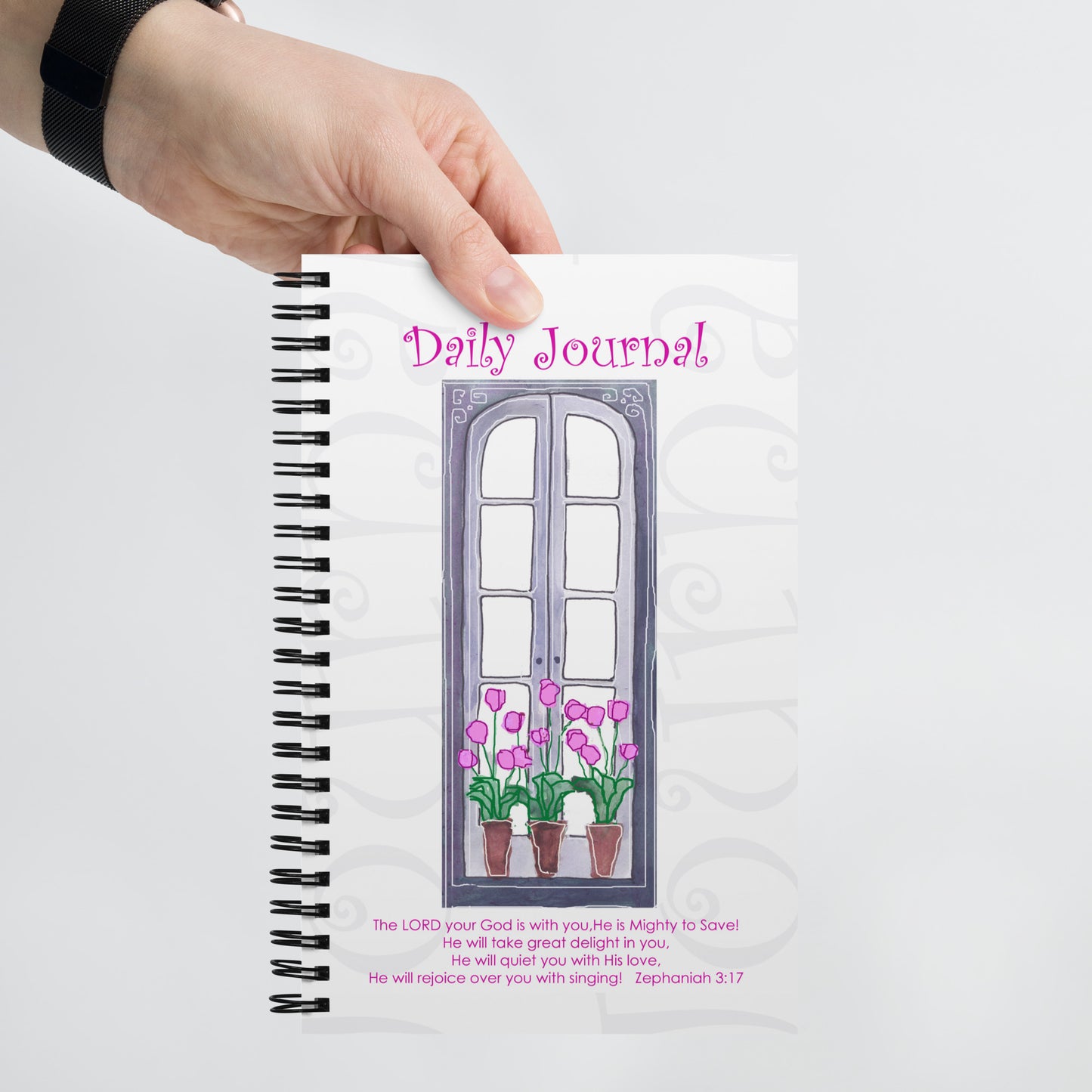 Bright Pink - Tulips in the Window Journal