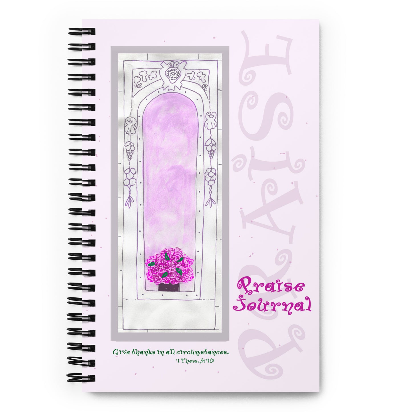 Bright Pink - Flowers in the Window Journal