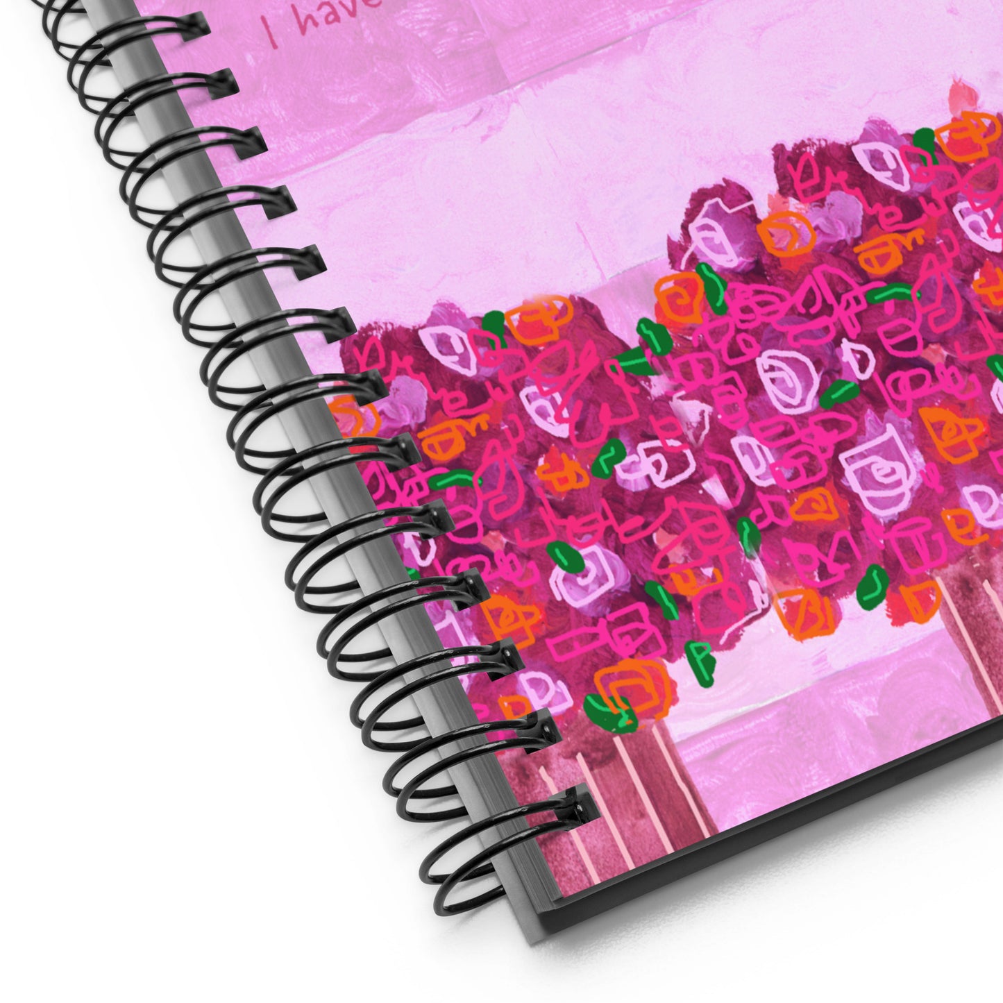 Bright Pink - Stripe Journal