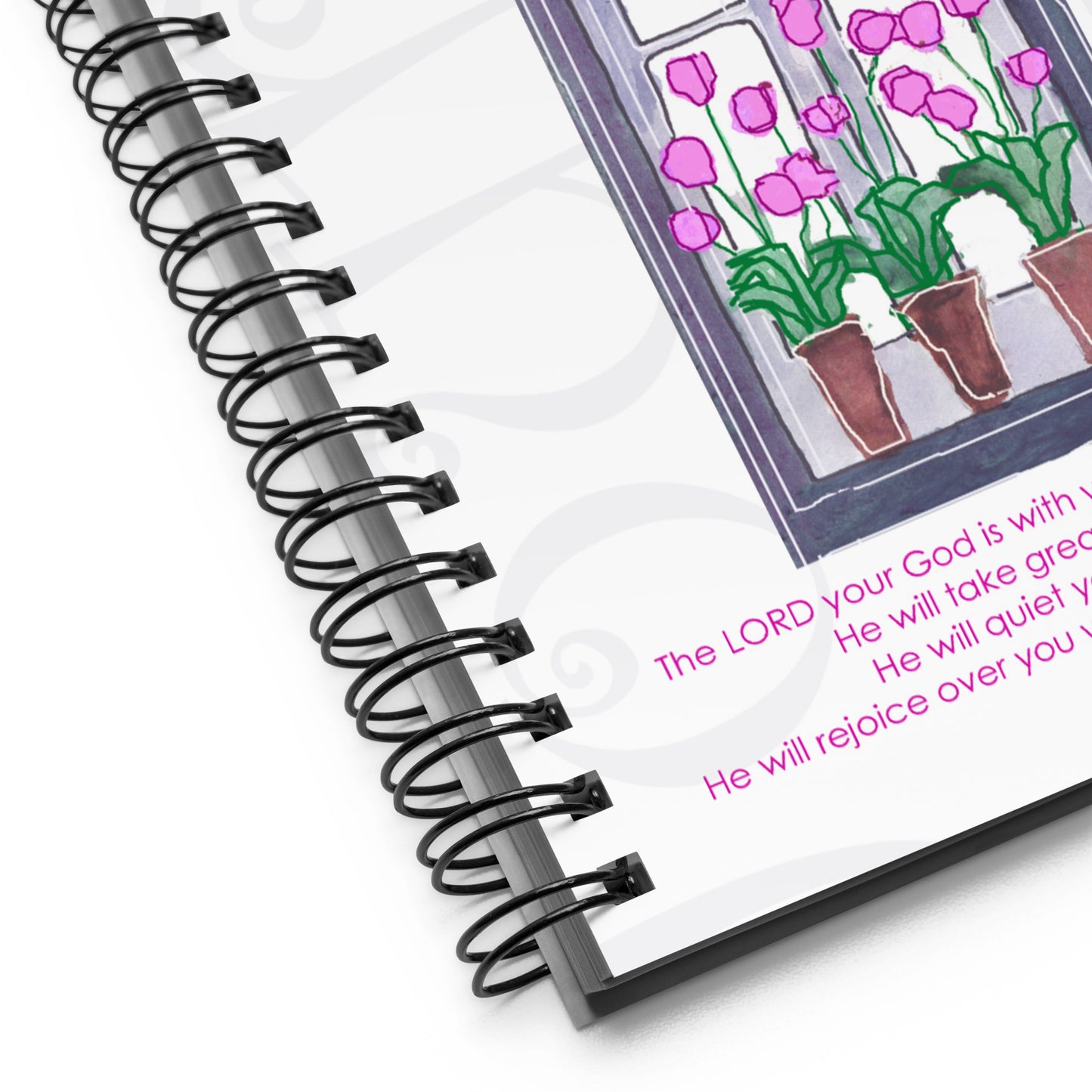 Bright Pink - Tulips in the Window Journal