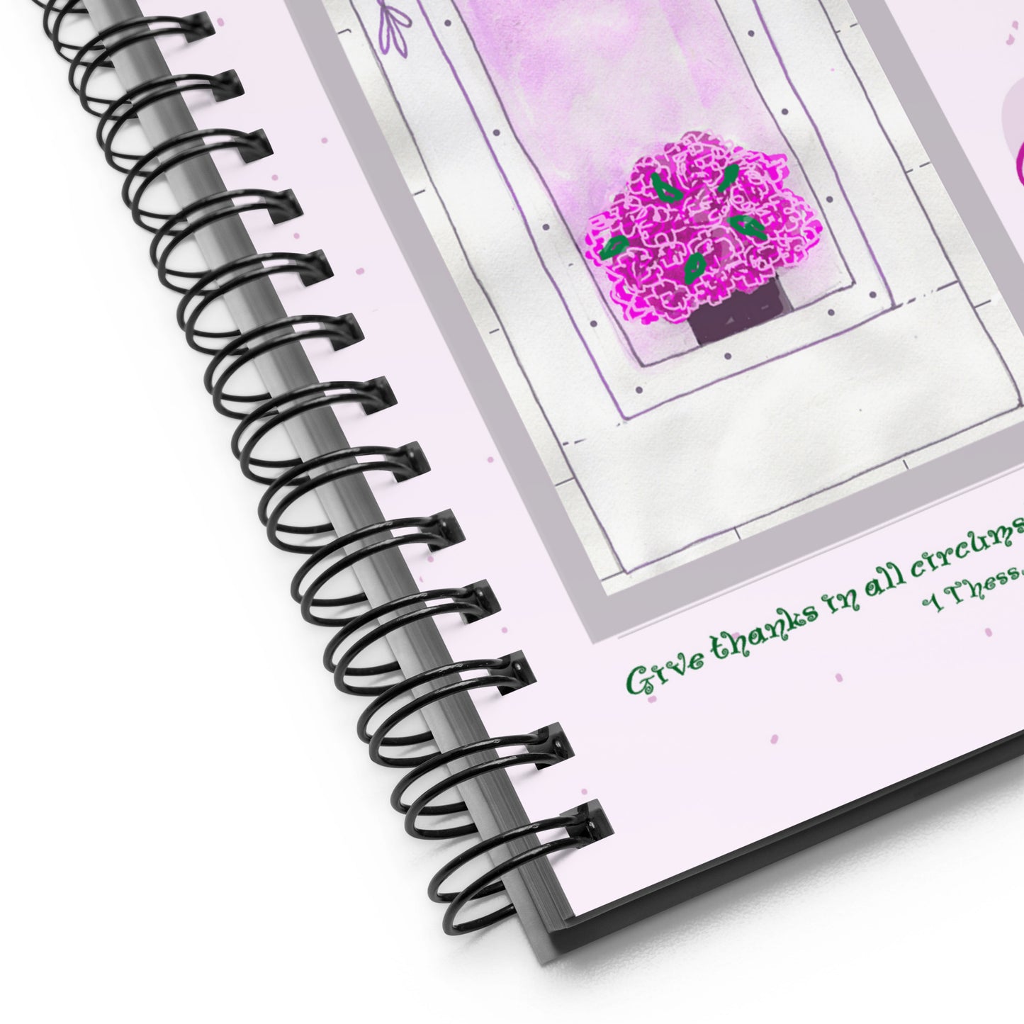 Bright Pink - Flowers in the Window Journal