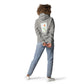 Lively Green - Green Stripes and Orange Flowers Sweatshirt Hoodie