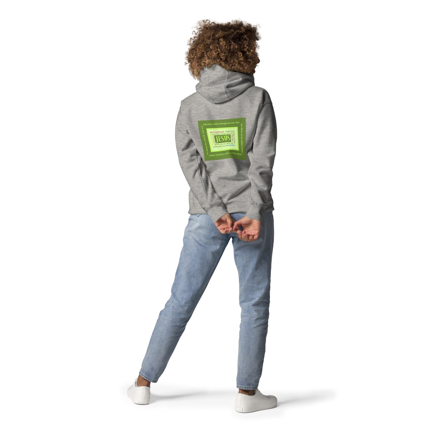 Lively Green - Names of Jesus Sweatshirt Hoodie