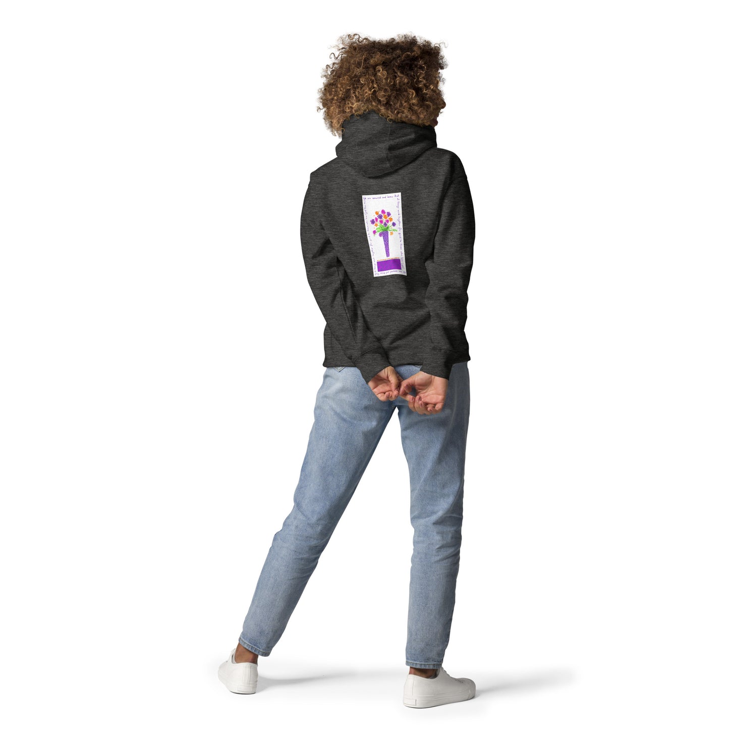 Deep Purple - Tall Purple Vase Sweatshirt Hoodie