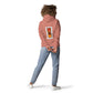 Vivid Orange - Abundant Flowers Sweatshirt Hoodie