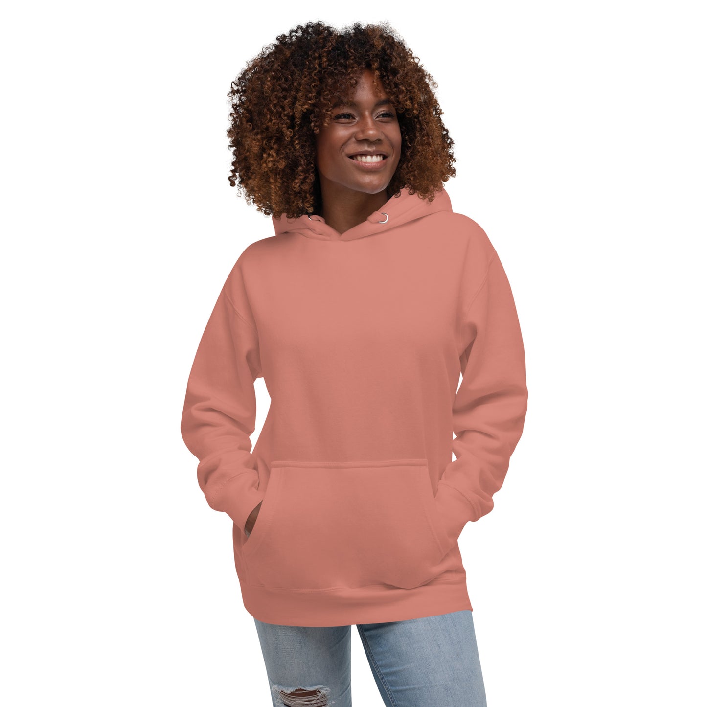 Vivid Orange - Pink Coffee Cup Sweatshirt Hoodie