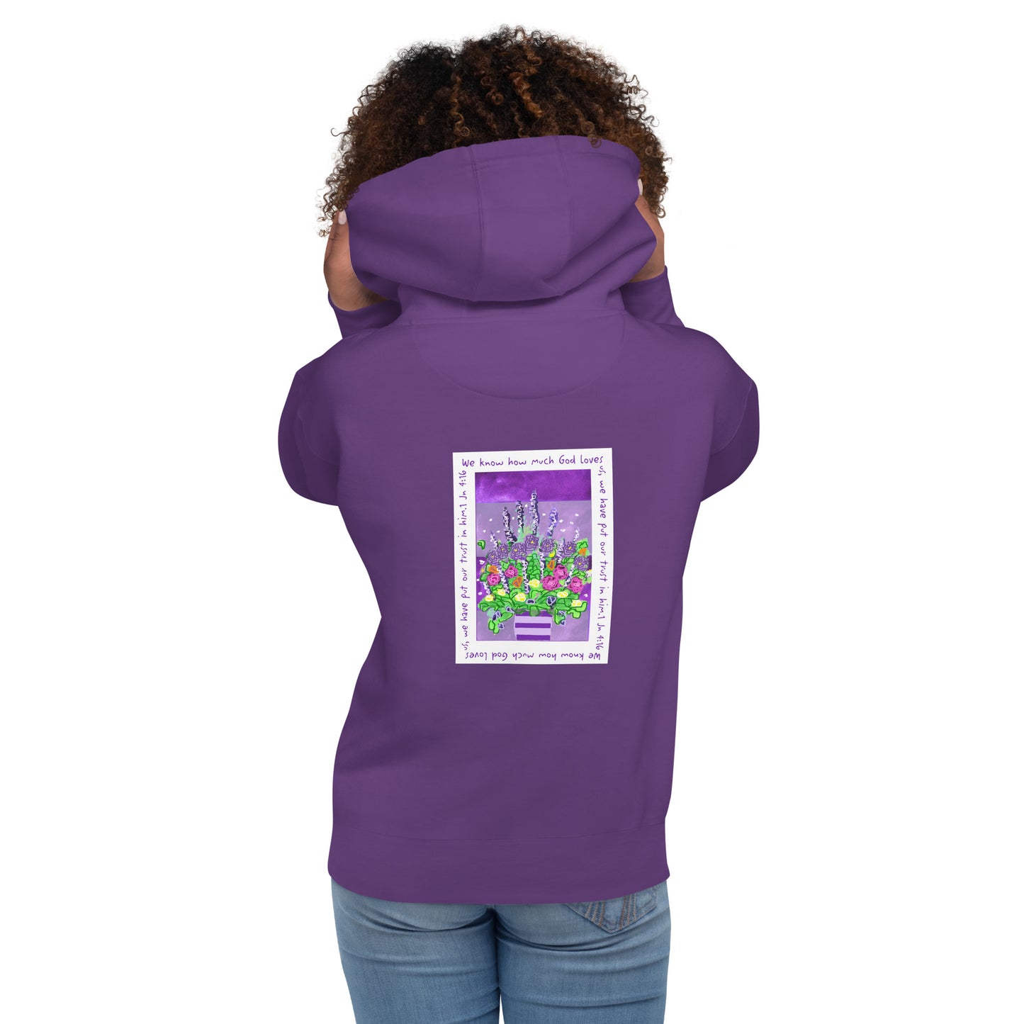 Deep Purple - Stripe Sweatshirt Hoodie