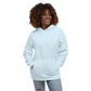 Heavenly Blue - Jeweled Cross Sweatshirt Hoodie