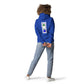 Heavenly Blue Topiary Sweatshirt Hoodie