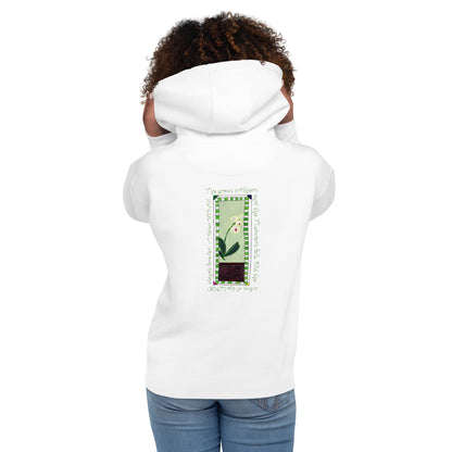 Lively Green - White Orchid Sweatshirt Hoodie