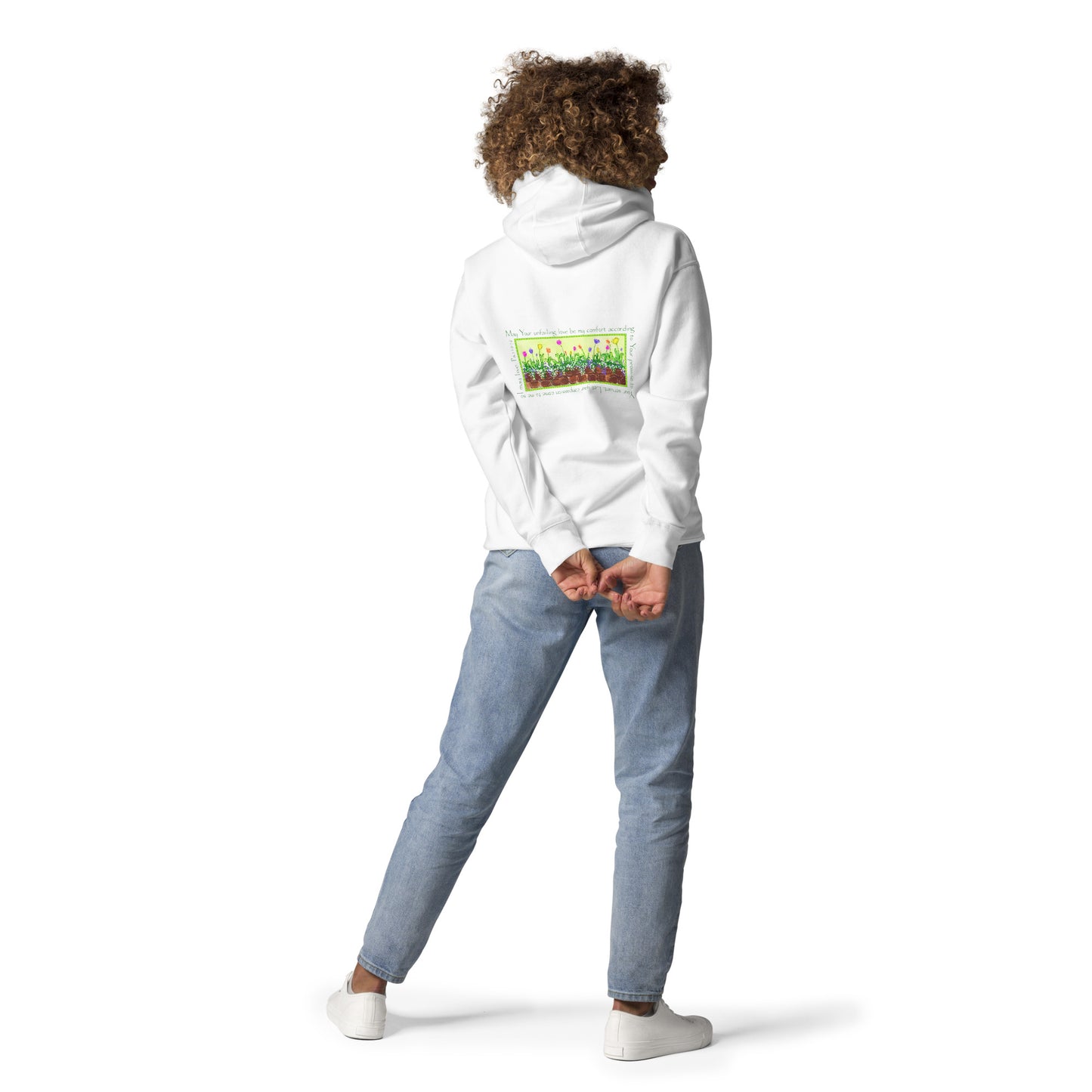 Lively Green - Spring Tulips Sweatshirt Hoodie