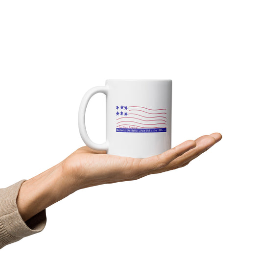 Heavenly Blue - Funky Flag Mug