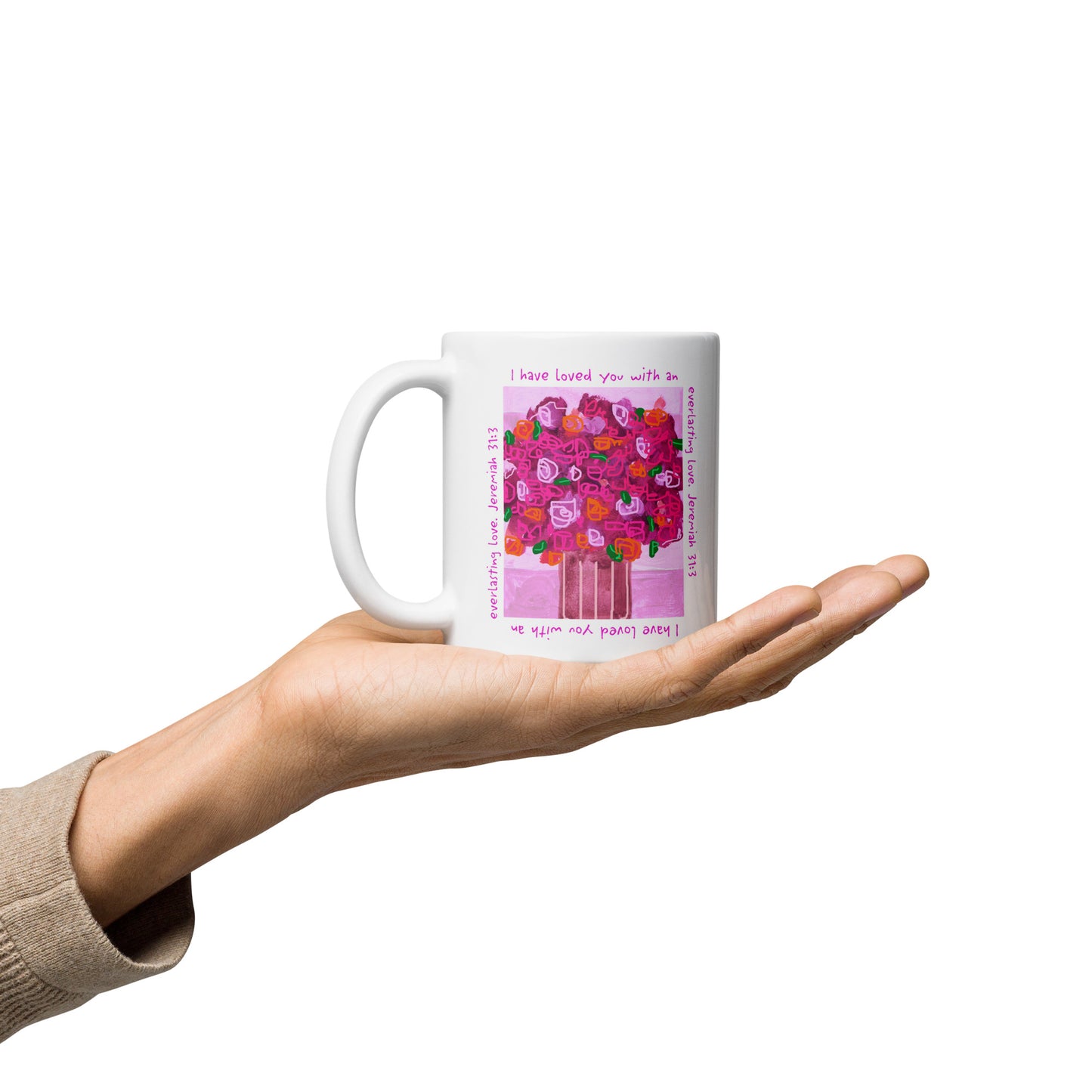 Bright Pink - Stripe Mug