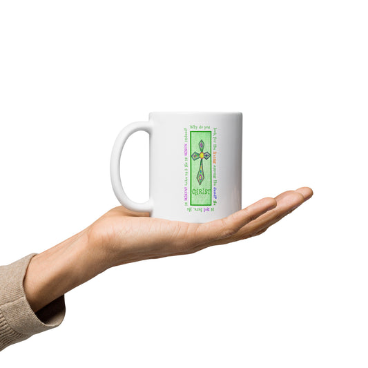 Lively Green - Jeweled Cross Mug