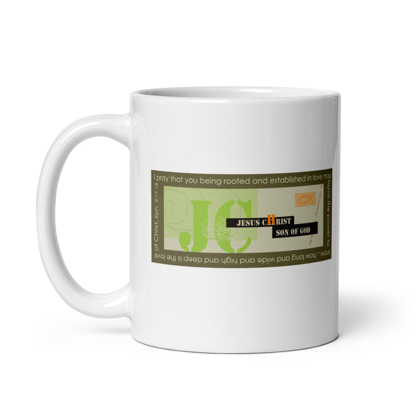 Lively Green - Modern Jesus Mug