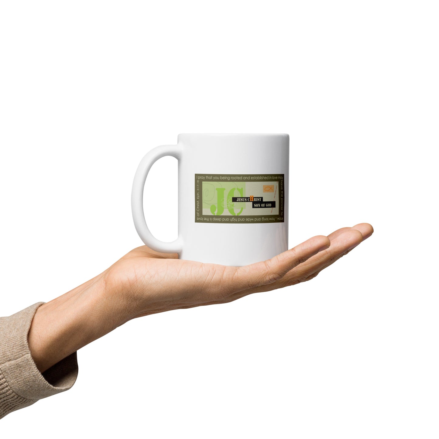 Lively Green - Modern Jesus Mug