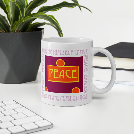 Vivid Orange - Peace Mug