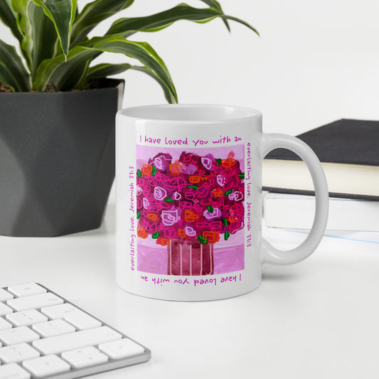 Bright Pink - Stripe Mug