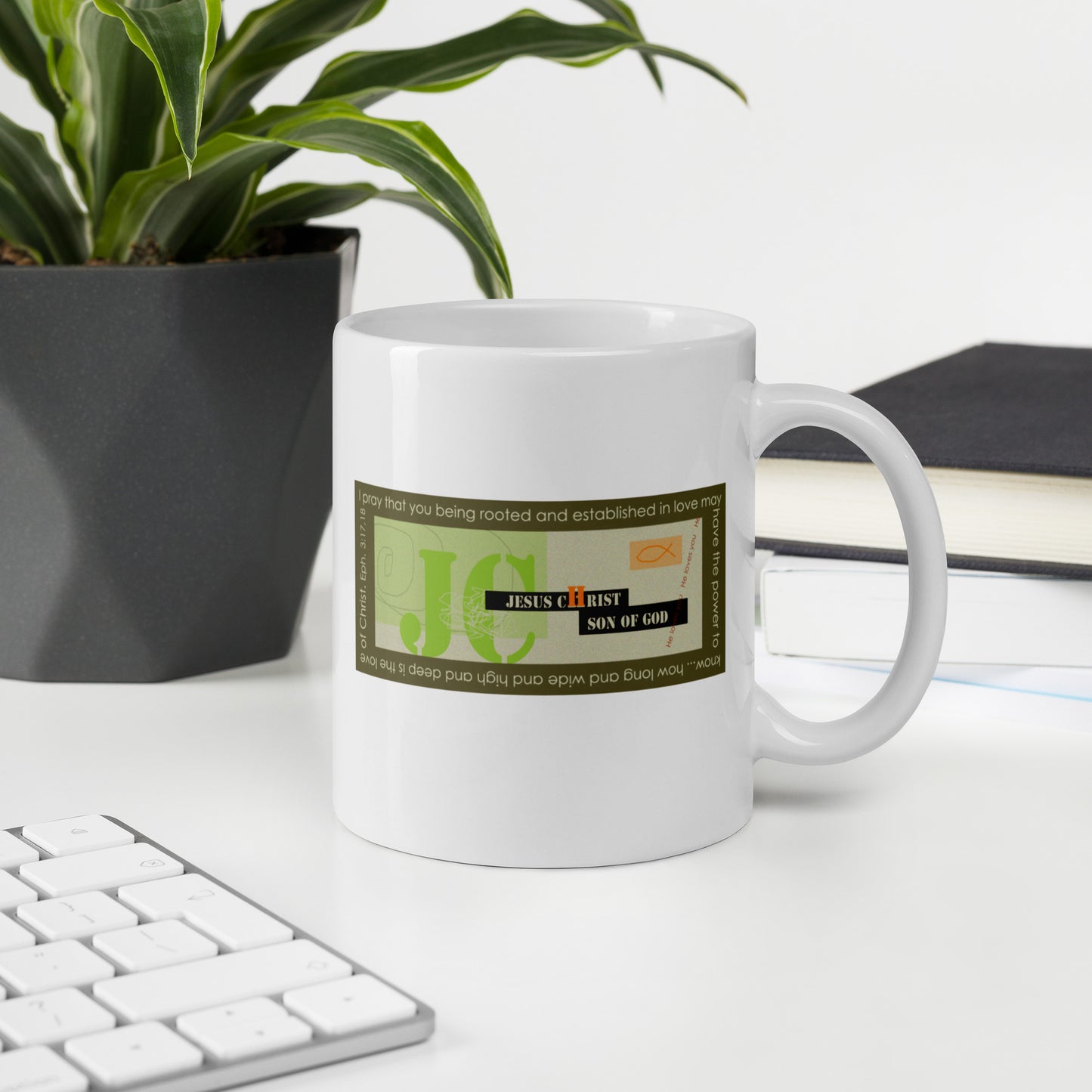 Lively Green - Modern Jesus Mug