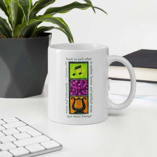 Christian coffee mug artistic