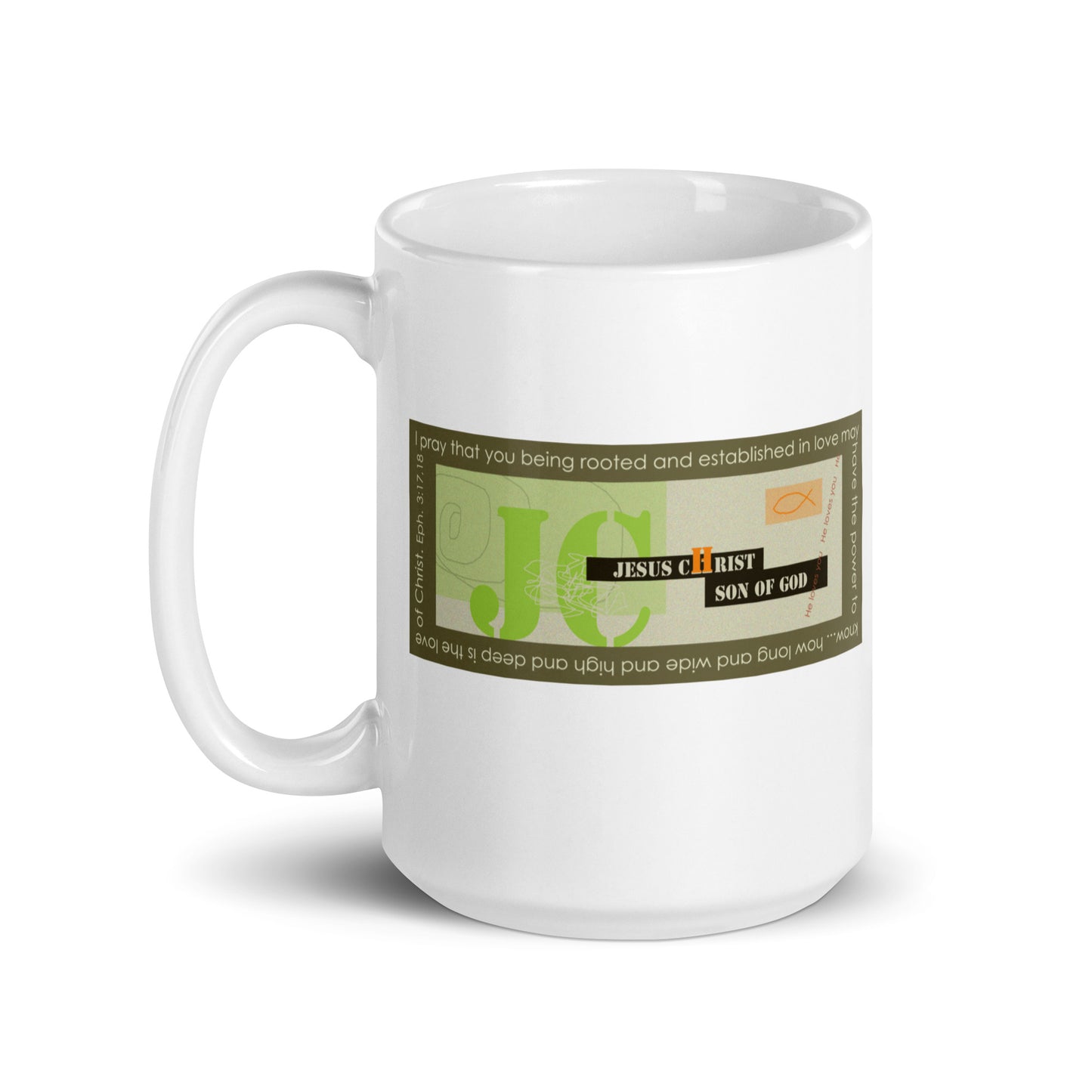 Lively Green - Modern Jesus Mug