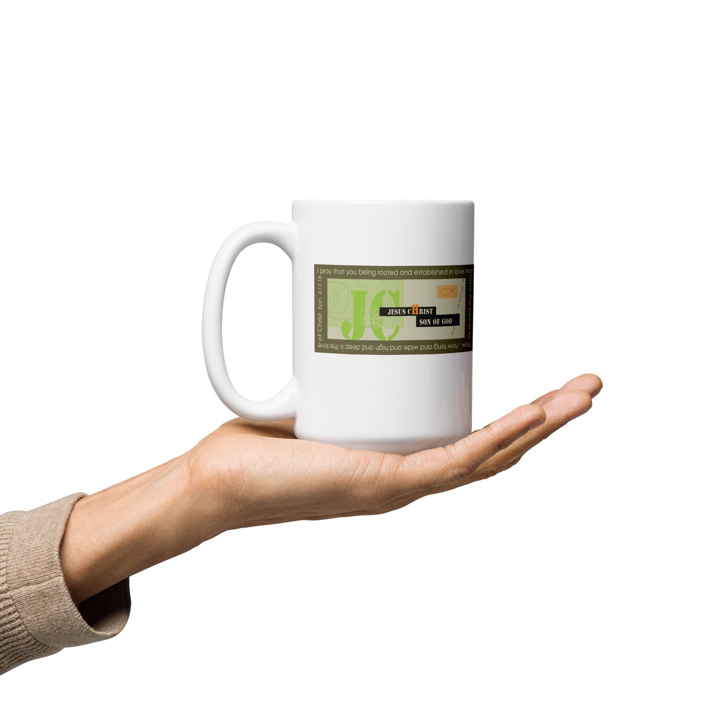 Lively Green - Modern Jesus Mug