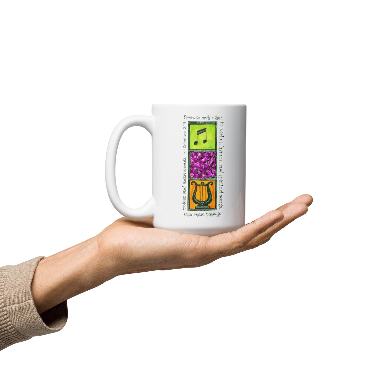 Lively Green - Sing to the Lord Mug