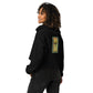 Vibrant Yellow - Tall Tulips Sweatshirt Crop Hoodie