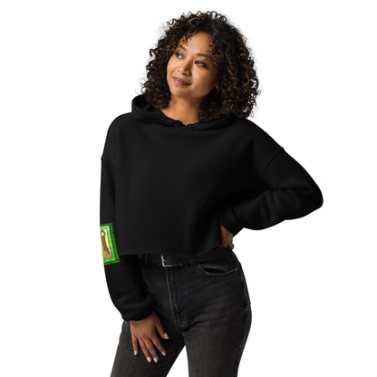 Lively Green - Beautiful in Time Sweatshirt Crop Hoodie