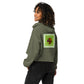 Lively Green - Fruit Sweatshirt Crop Hoodie