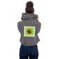 Lively Green - Fruit Sweatshirt Crop Hoodie