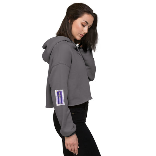 Deep Purple - Strong Tower Sweatshirt Crop Hoodie