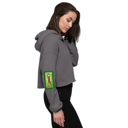 Lively Green - Beautiful in Time Sweatshirt Crop Hoodie