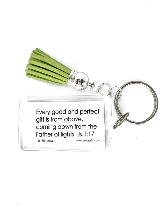 Lively Green - Gifts from God Key Ring